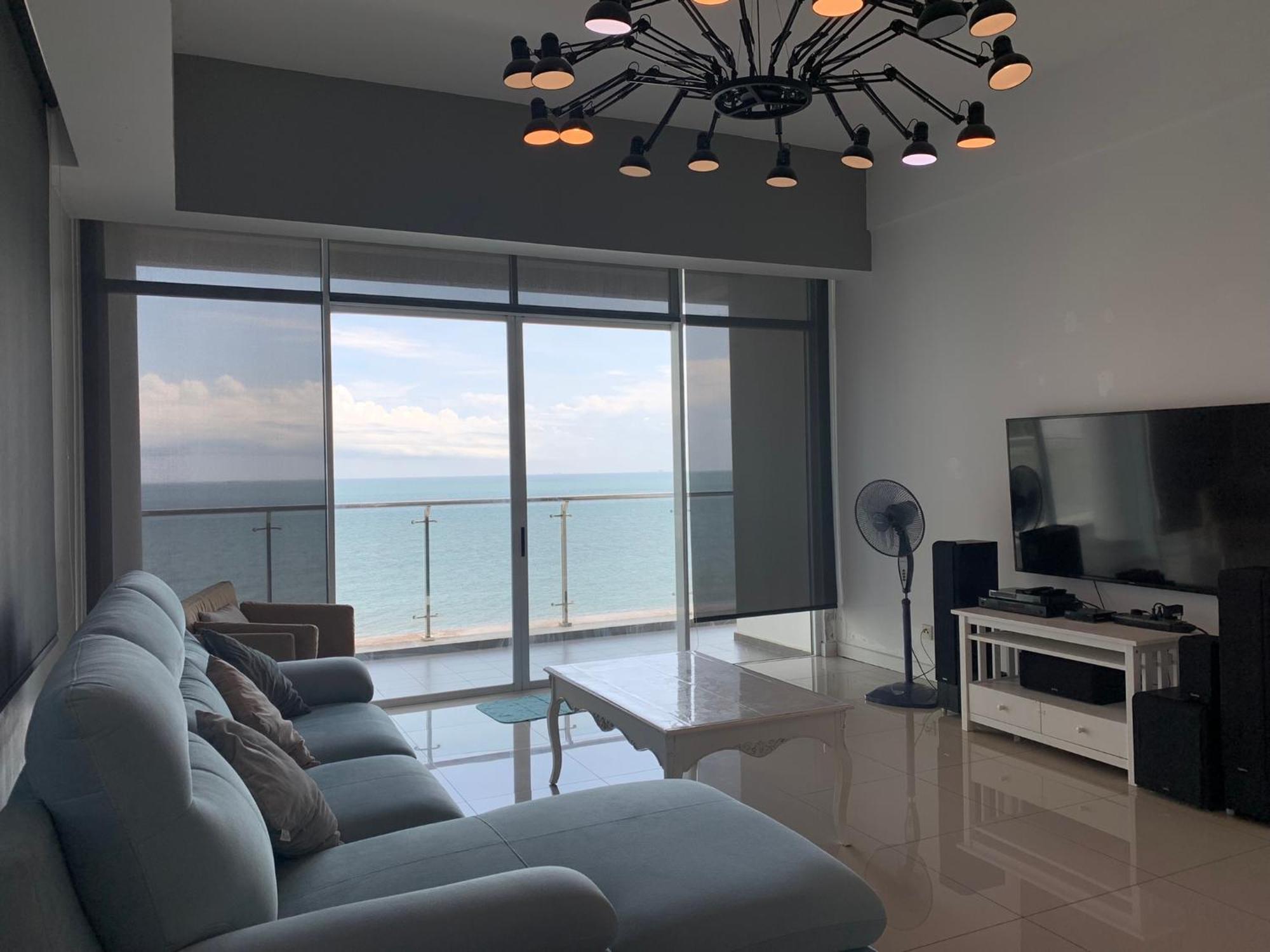Bay Resort Condominium, 7, Beach-Front Sea View, 6-8 Pax Miri Zewnętrze zdjęcie